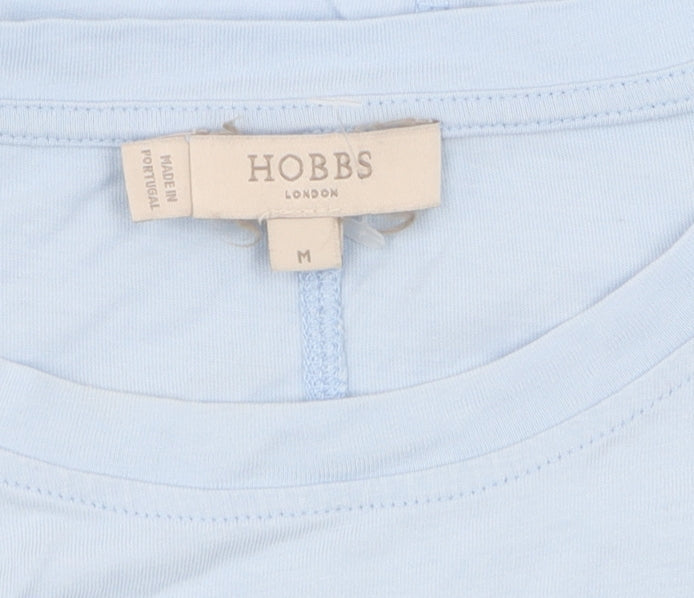 Hobbs Women's Blue Basic 3/4 Sleeve T-Shirt, Size M