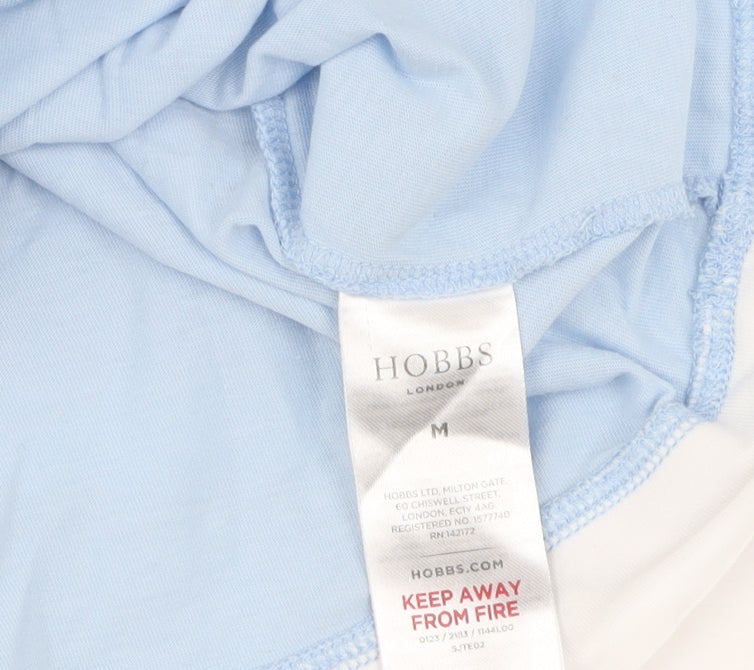 Hobbs Women's Blue Basic 3/4 Sleeve T-Shirt, Size M