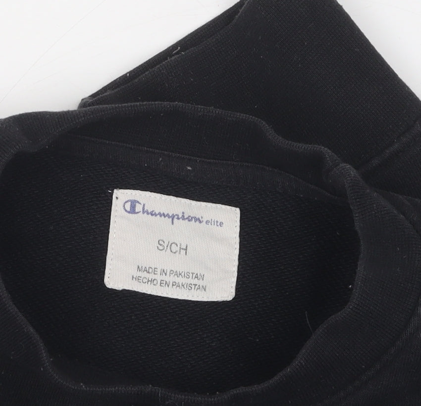 Champion Men's Black Pullover Sweatshirt Size S