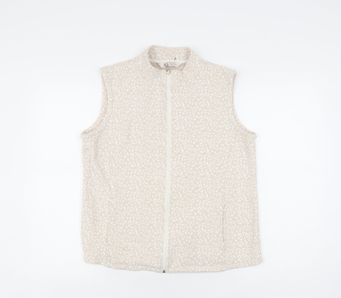 Honor Millburn Beige Women's Waistcoat Size 10 Casual