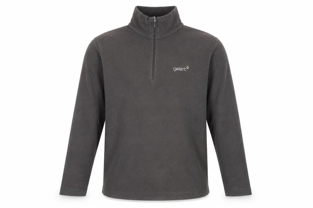 Mens UK S Regular Gelert Black 1/2 Zip Sweatshirt