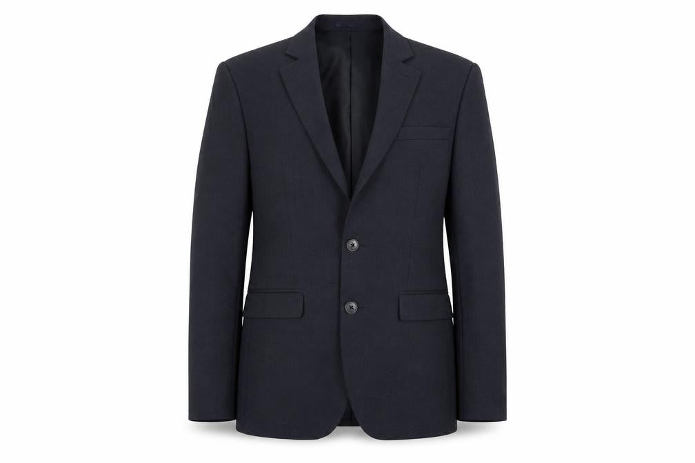 Mens 38 Chest Regular Jaeger Blue Two-Button Blazer