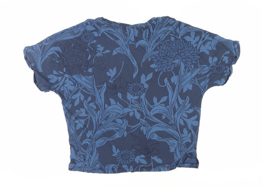 G-Star RAW Unisex Blue M Floral T-Shirt