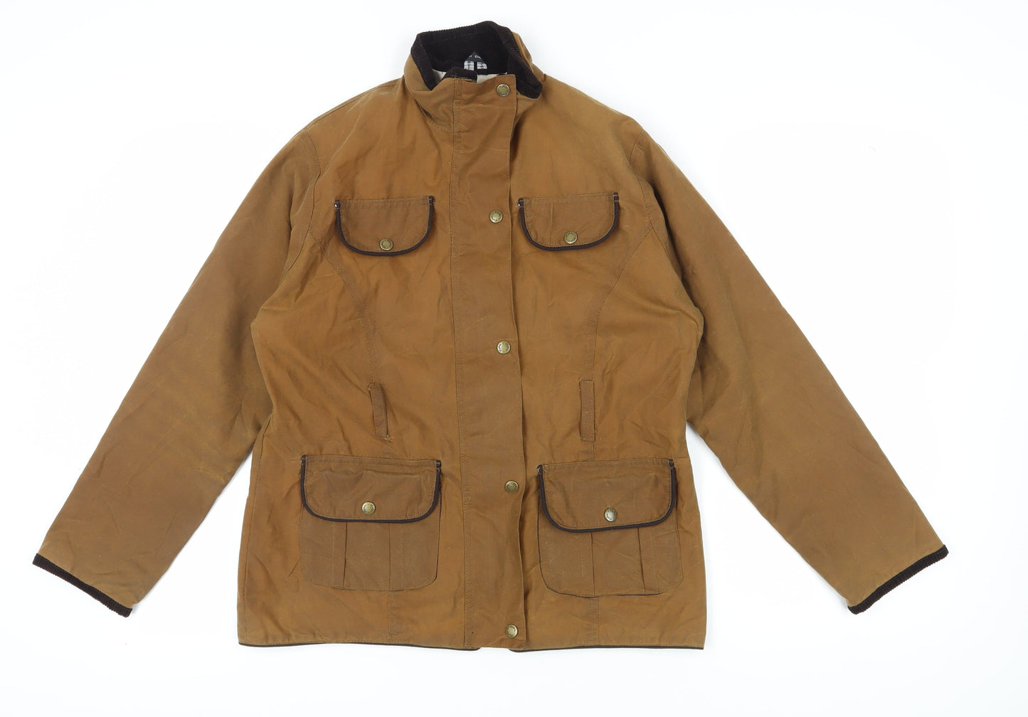 Ry Country Women's Brown Waxed Cotton Jacket Size 12