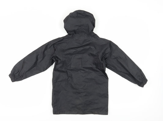 Regatta Boys Black Windbreaker Jacket 8 Years Lightweight