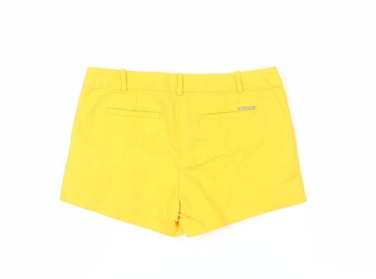 Michael Kors Women's Yellow Chino Shorts Size 4