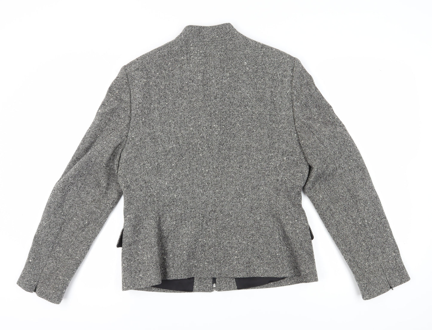 Windsmoor Women's Grey Tweed Classic Jacket Size 14