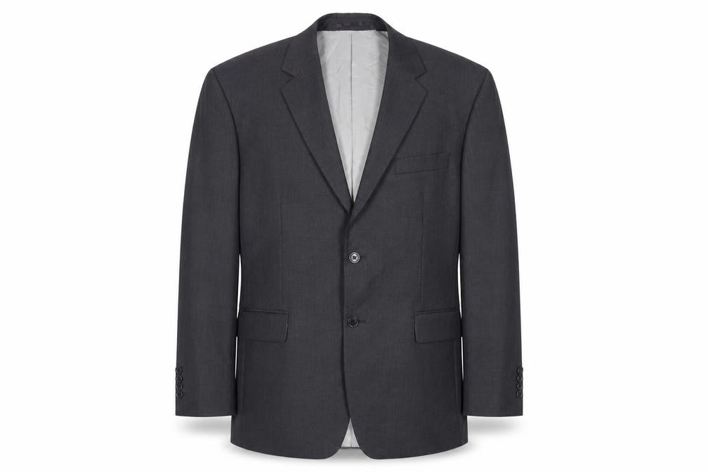 Mens 42 Chest Regular Austin Reed Black Two-Button Blazer