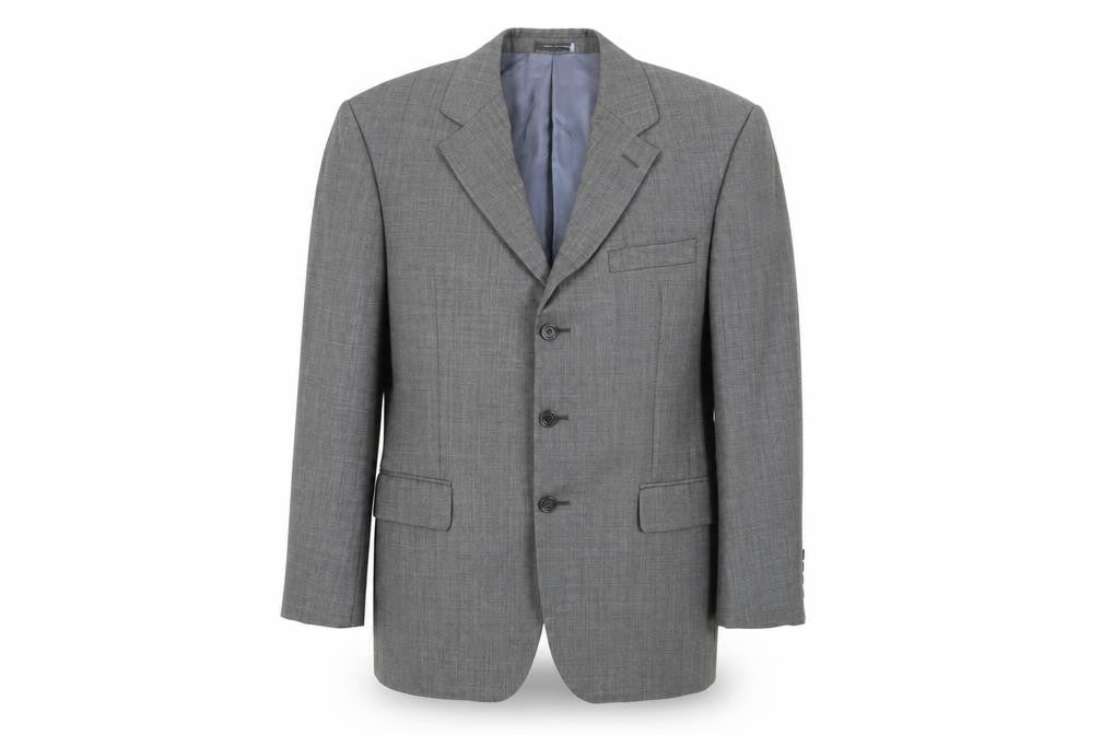 Mens 40 Chest Regular Austin Reed Grey Three-Button Suit Jacket