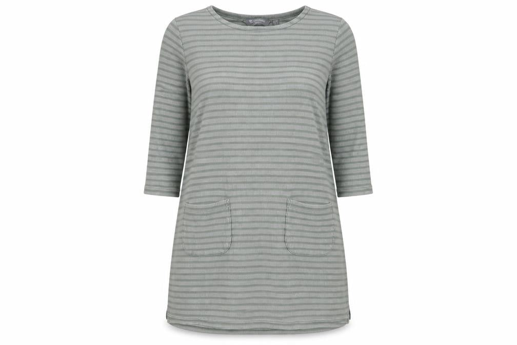 Womens UK 14 Regular Mountain Warehouse Grey Tunic Sweatshirt