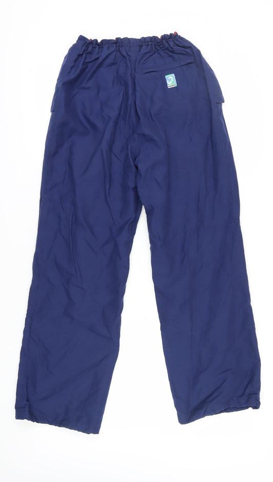 England Blue Windbreaker Trousers M Unisex