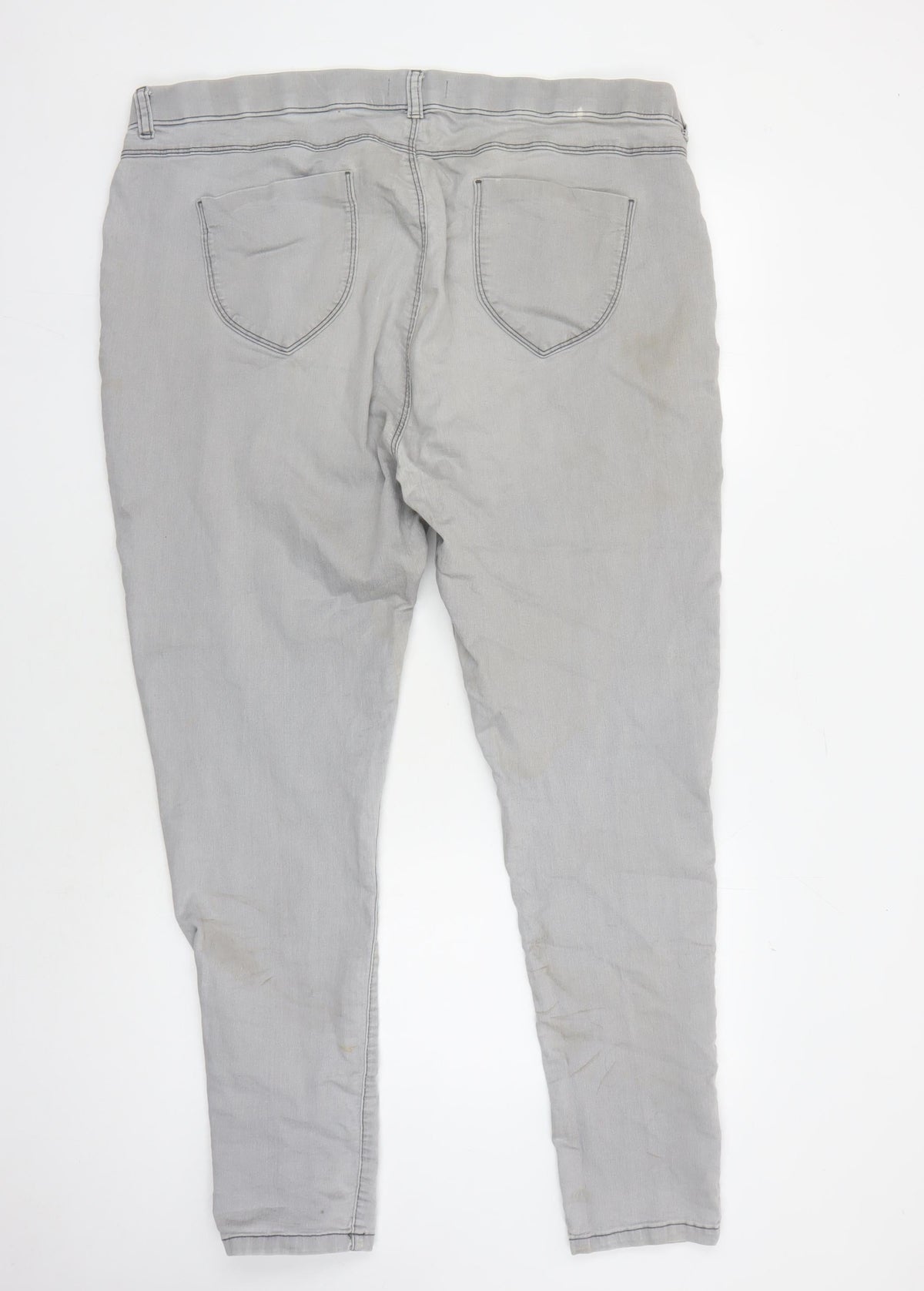 Dorothy Perkins Women's Grey Plus Size Skinny Jeans