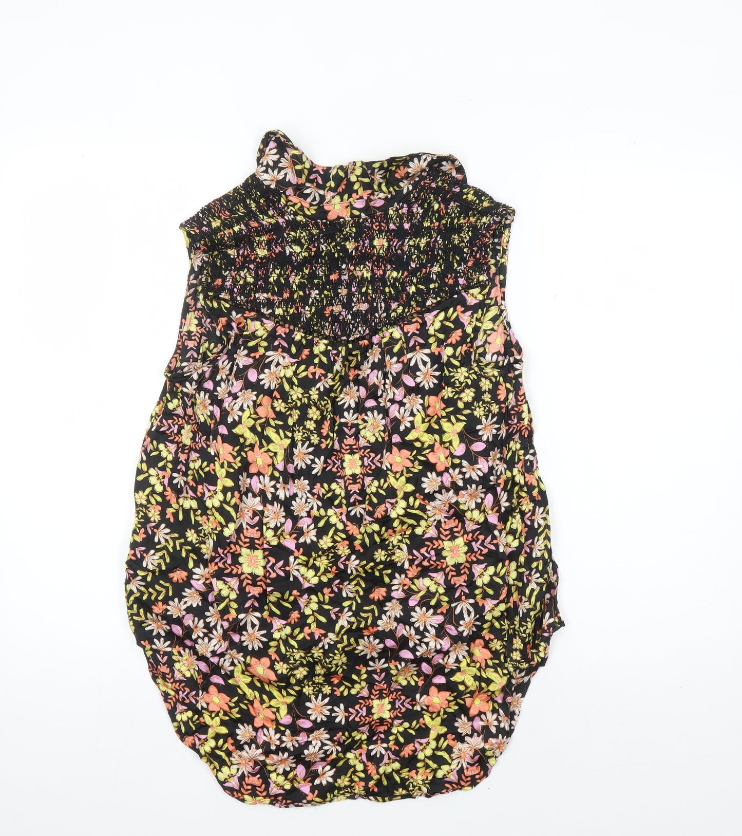 Next Women's Multicoloured Floral Tunic Blouse Size 12