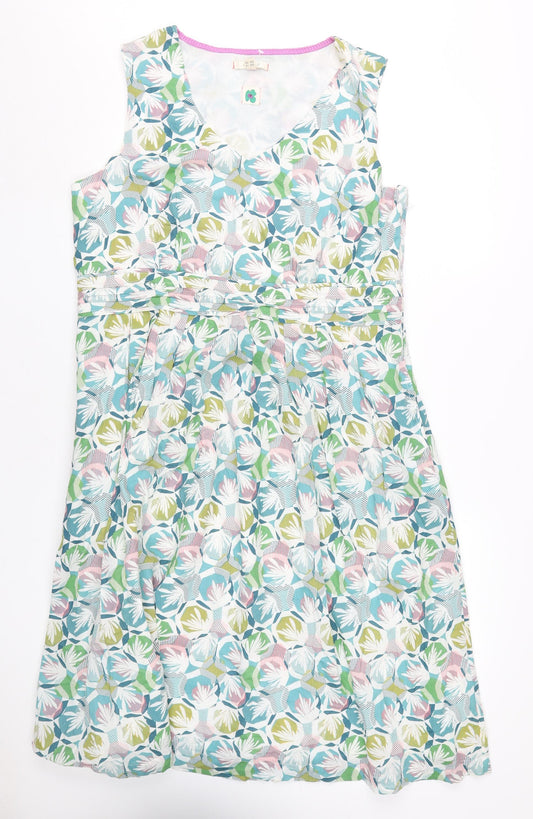 White Stuff Women’s Multicoloured Floral Sleeveless Dress