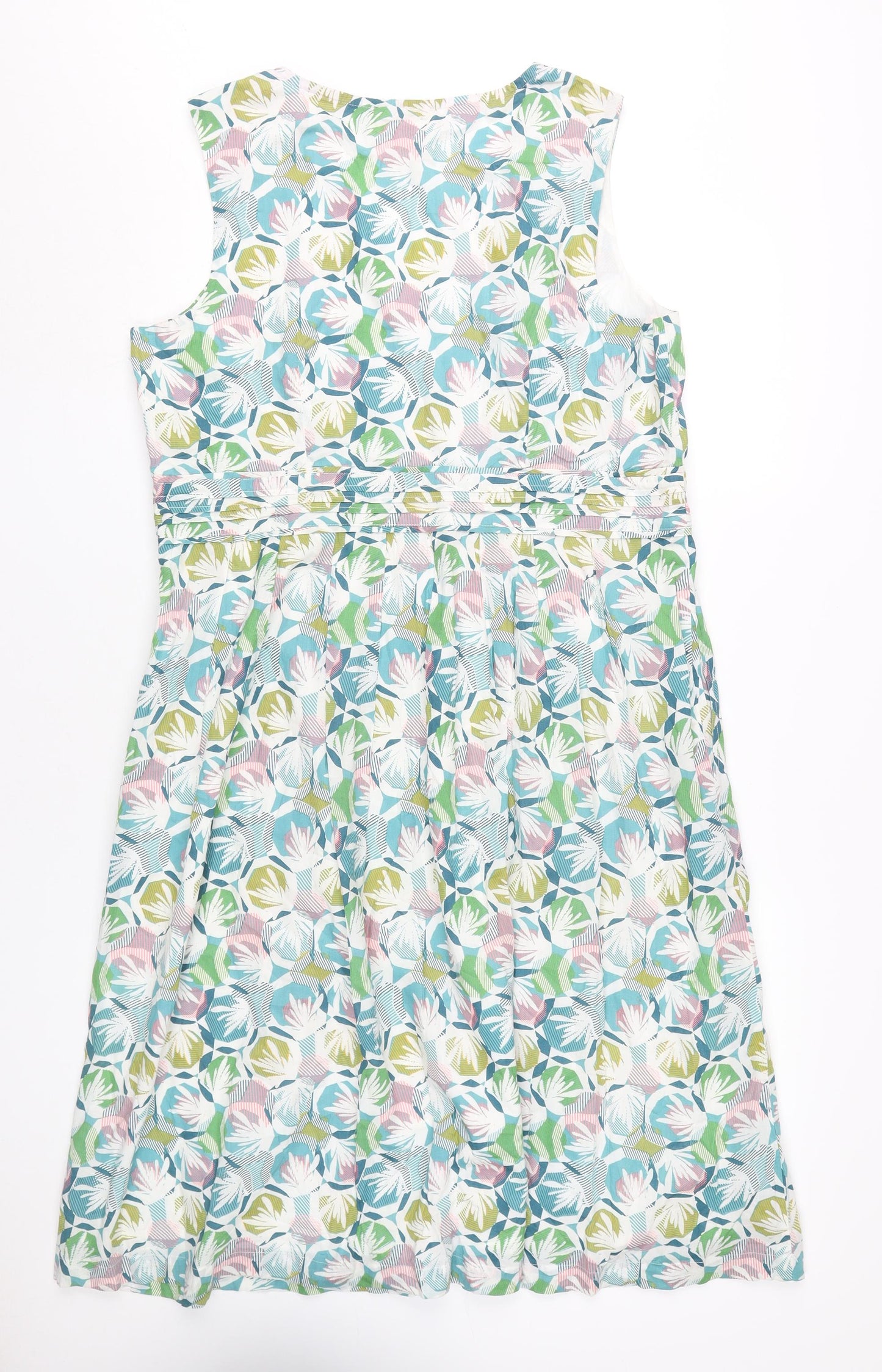 White Stuff Women’s Multicoloured Floral Sleeveless Dress