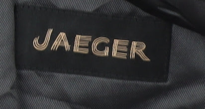 Jaeger Men's Black Wool Blazer, Size 42S, Formal Wear