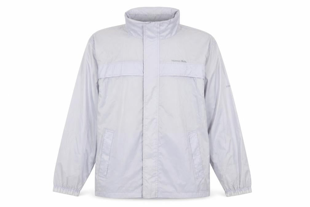 Womens UK Size M Regular Trespass White Polyamide Jacket