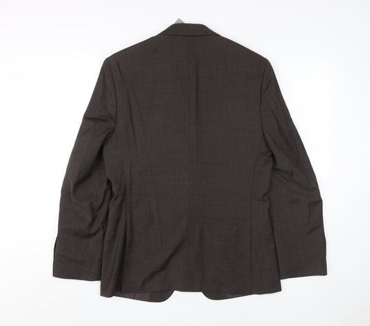 Banana Republic Men's Brown Wool Blazer, Size 38S, Formal Wear