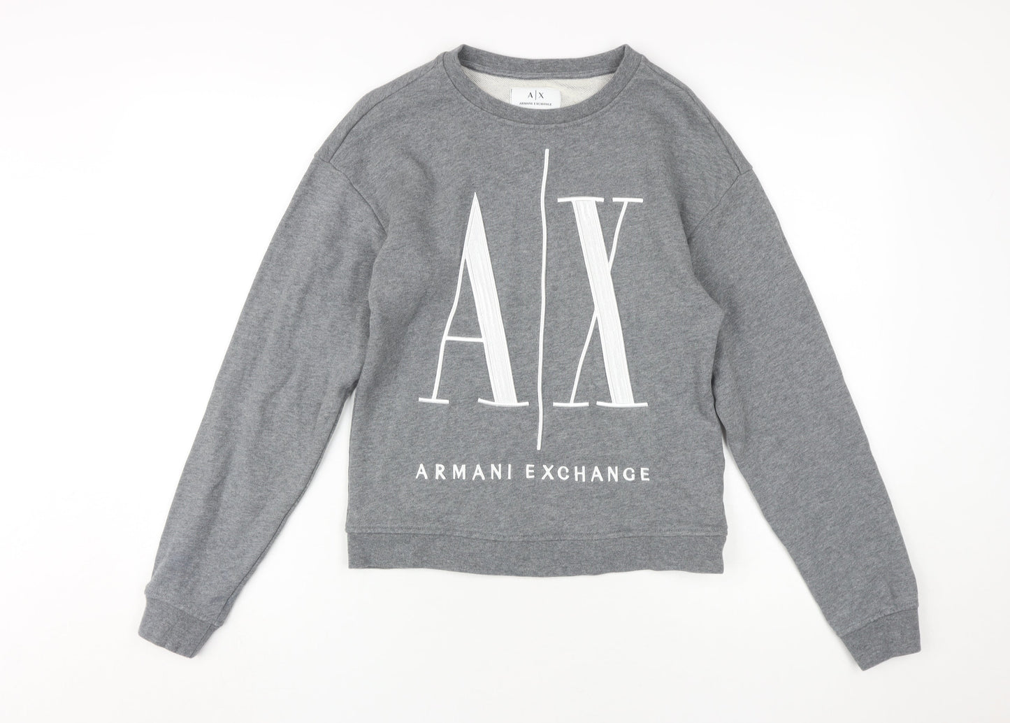 Armani Exchange Women’s Grey Logo Sweatshirt XS
