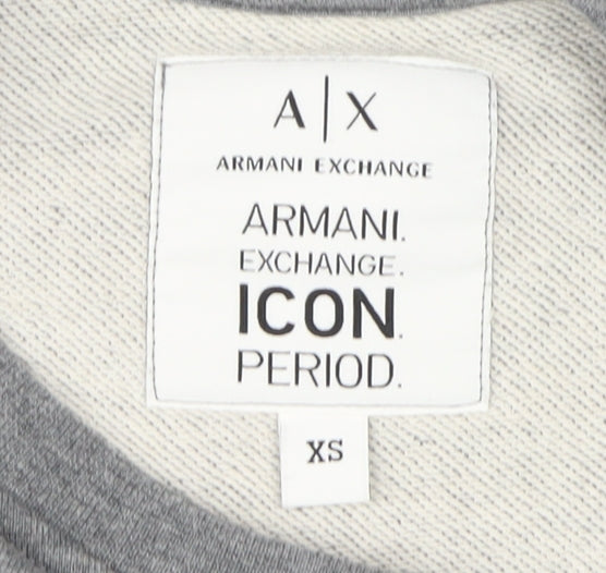 Armani Exchange Women’s Grey Logo Sweatshirt XS
