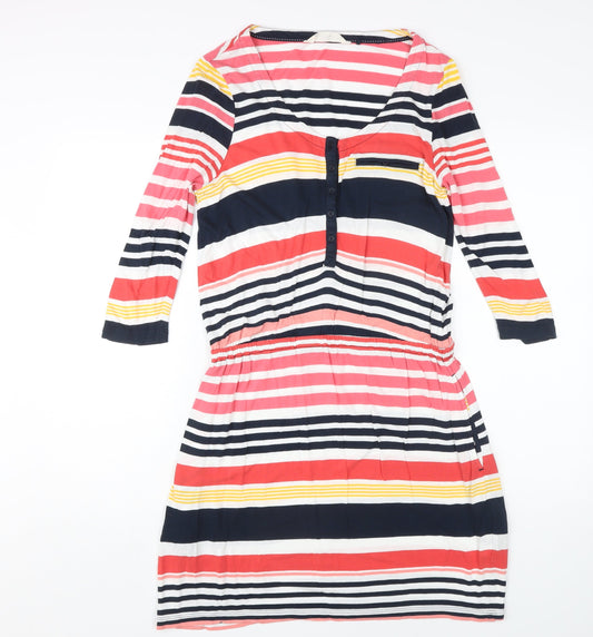 Fat Face Women's Multicoloured Striped Dress, Size 12