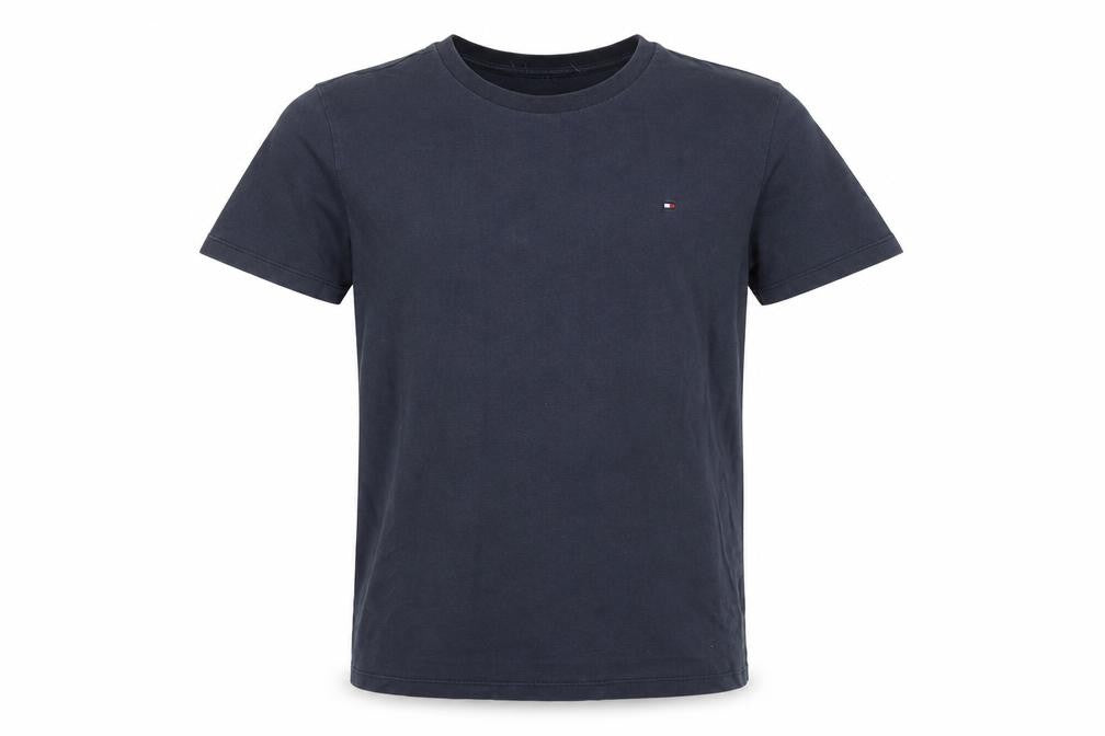Tommy Hilfiger Boys Blue T-Shirt, Size 12 Years, Logo Accent