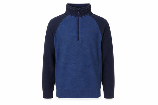 Mens UK S Regular Craghoppers Blue 1/2 Zip Sweatshirt