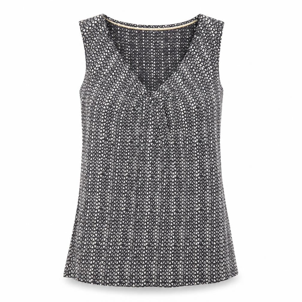 Womens UK Size 8 White Stuff Grey Linen Tank