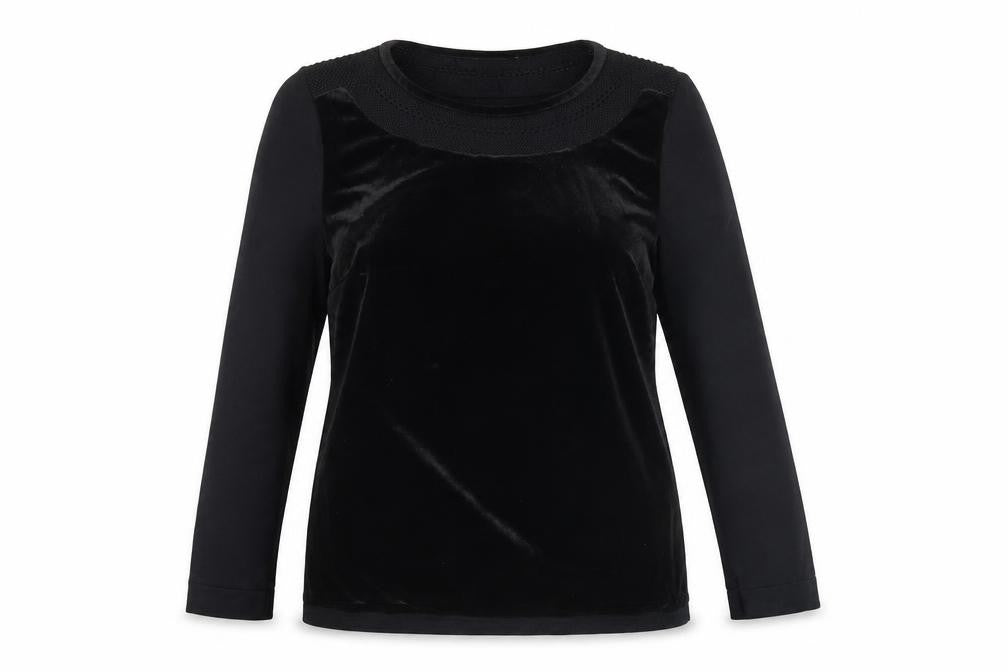 Womens UK Size 8 Laura Ashley Black Polyester Blend Blouse