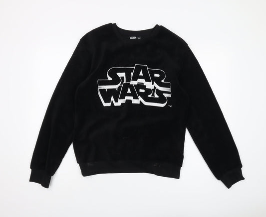 Star Wars Black Unisex Adults Graphic Pullover Sweatshirt S