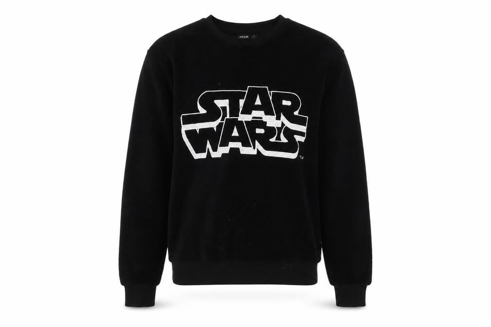 Unisex Adults UK S Regular Star Wars Black Pullover Sweatshirt