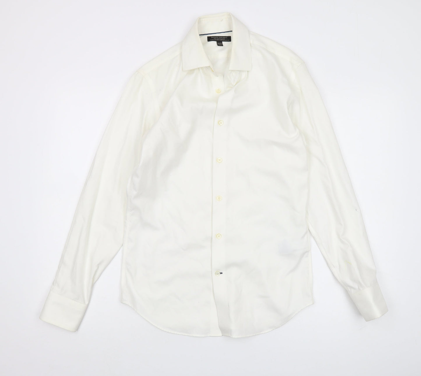 Banana Republic Men's White XS Slim Fit Shirt