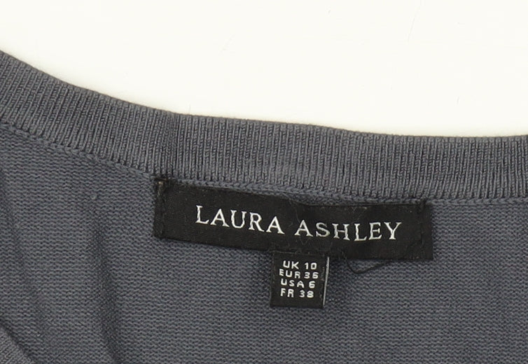 Laura Ashley Grey Women's Size 10 Cardigan