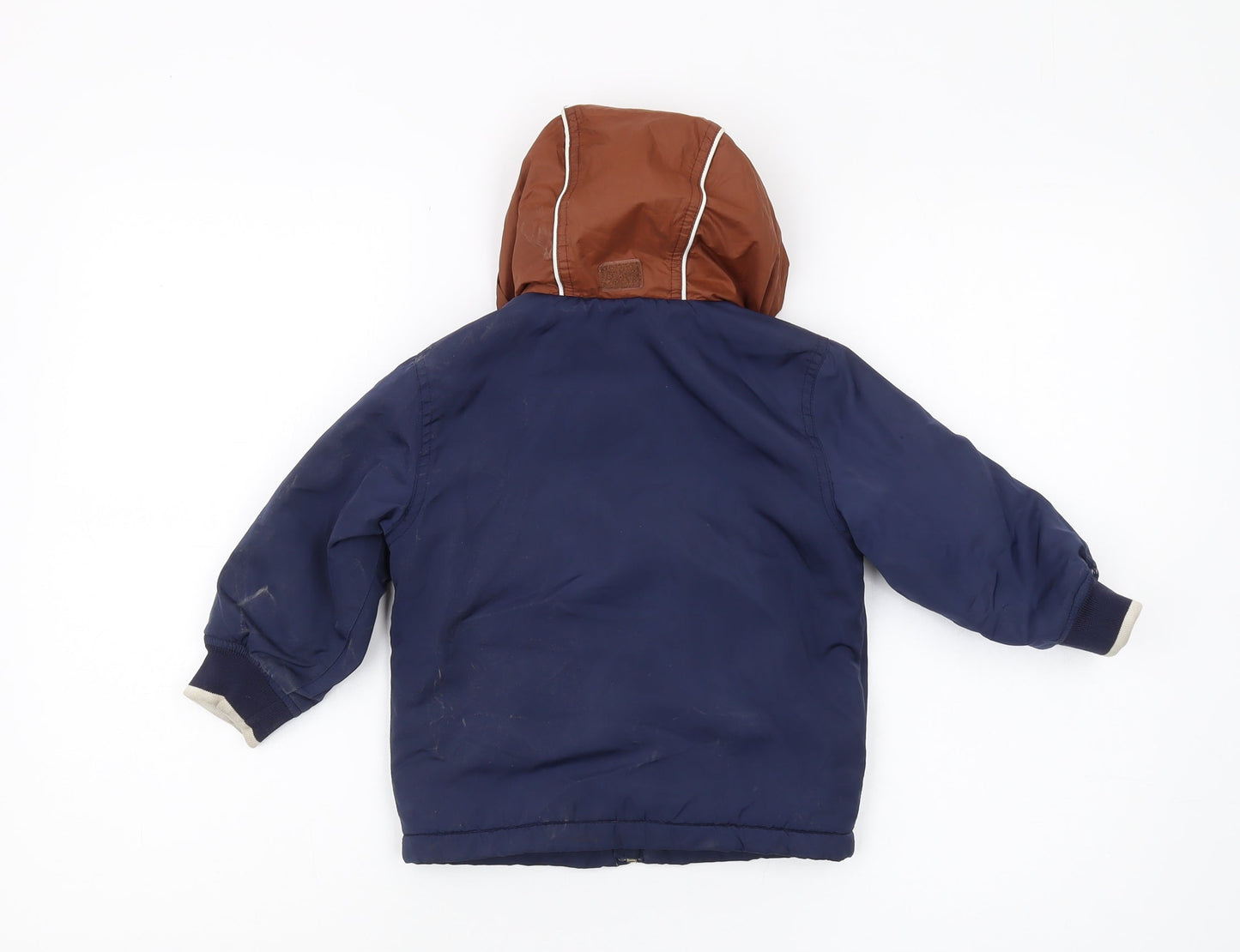 Timberland Boys Blue Puffer Jacket, 2 Years, Hooded, Winter
