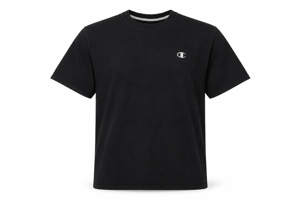 Mens UK Size L Champion Black  Cotton T-Shirt
