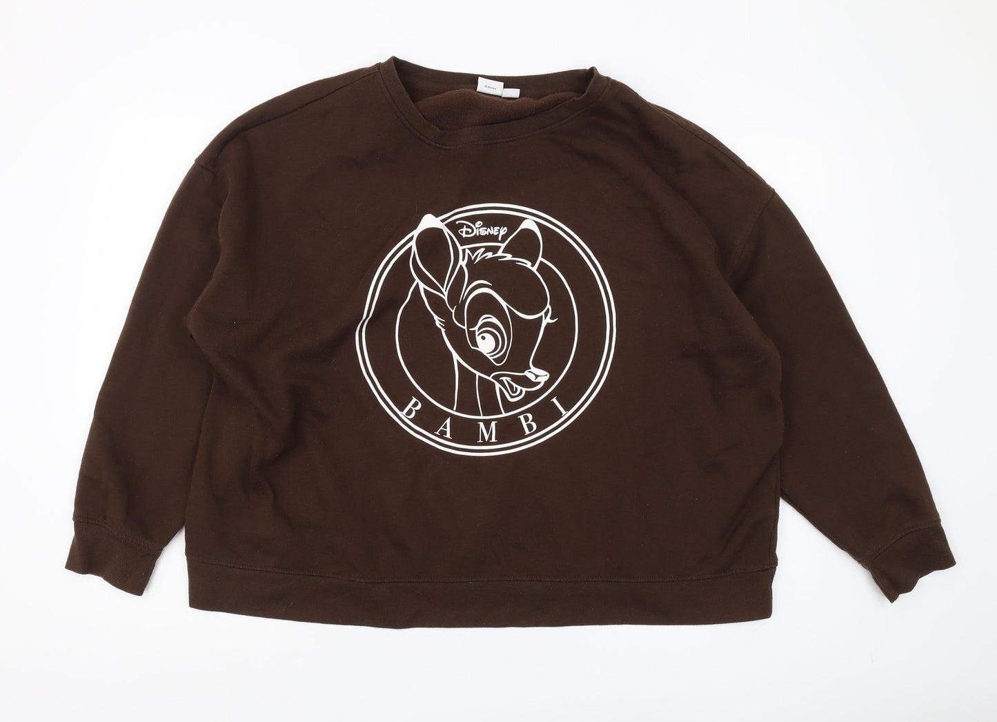 Disney Women's Brown Bambi 2XL Sweatshirt