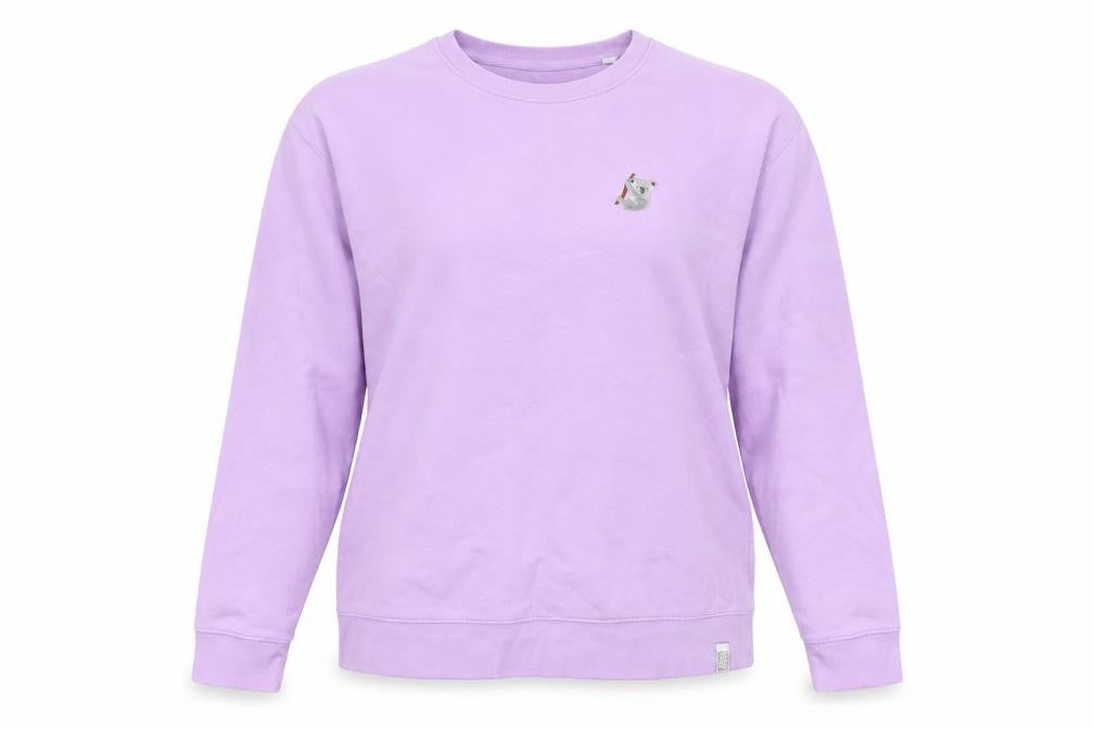 Big Womens Wild Thought Purple XL Pullover Sweatshirt