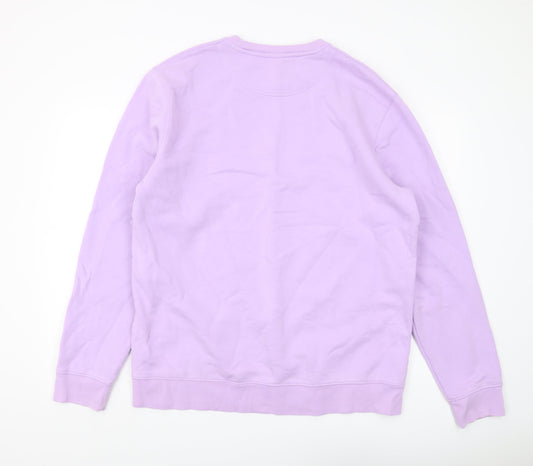 Big Wild Thought Unisex Purple XL Pullover Sweatshirt