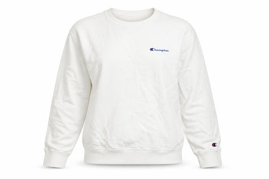 Unisex Adults UK M Regular Champion White Pullover Sweatshirt