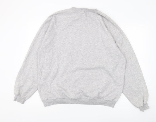 Keith Haring Unisex Grey Graphic Sweatshirt, M