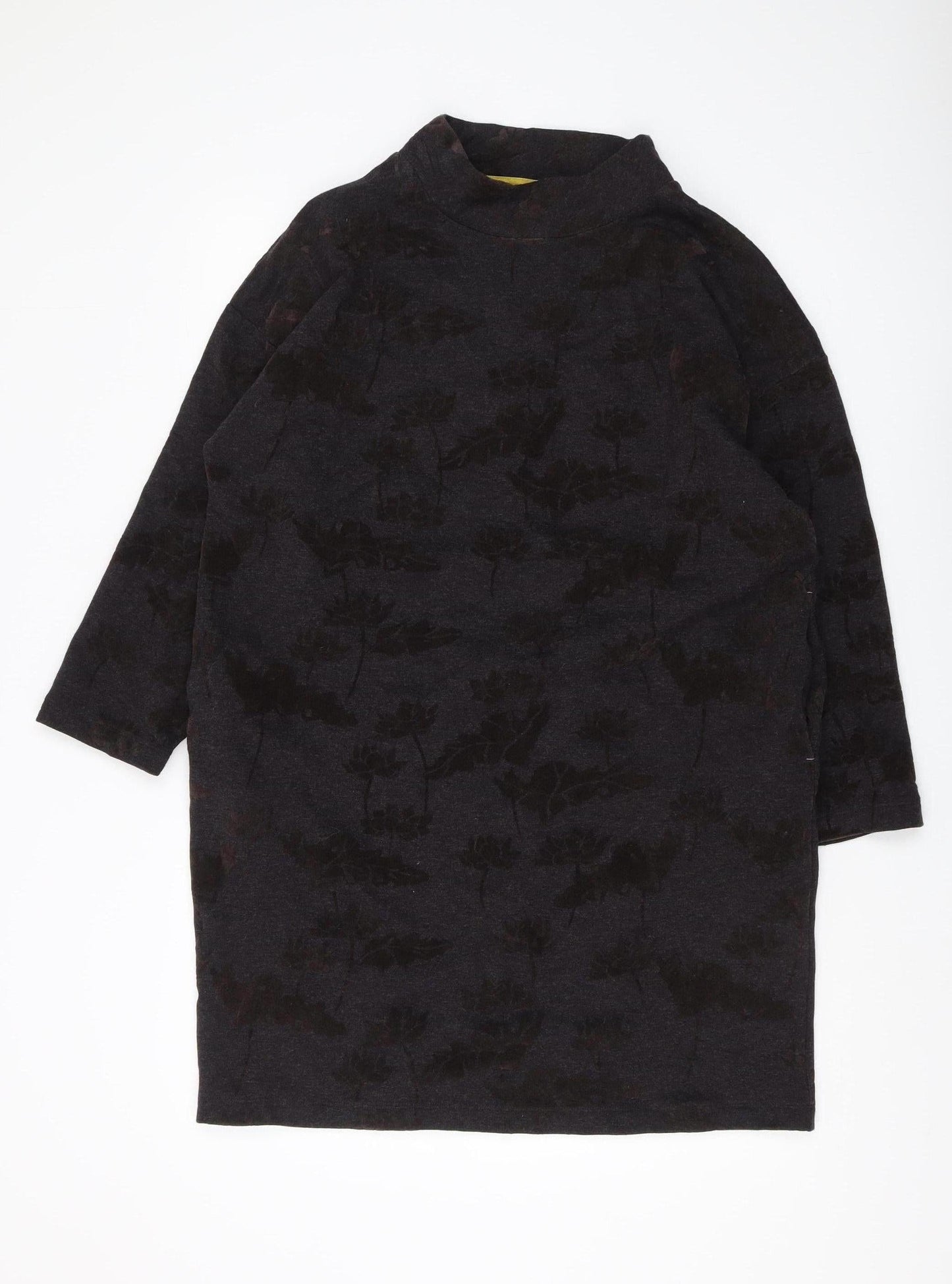 White Stuff Women's Black Size 14 Floral Dress