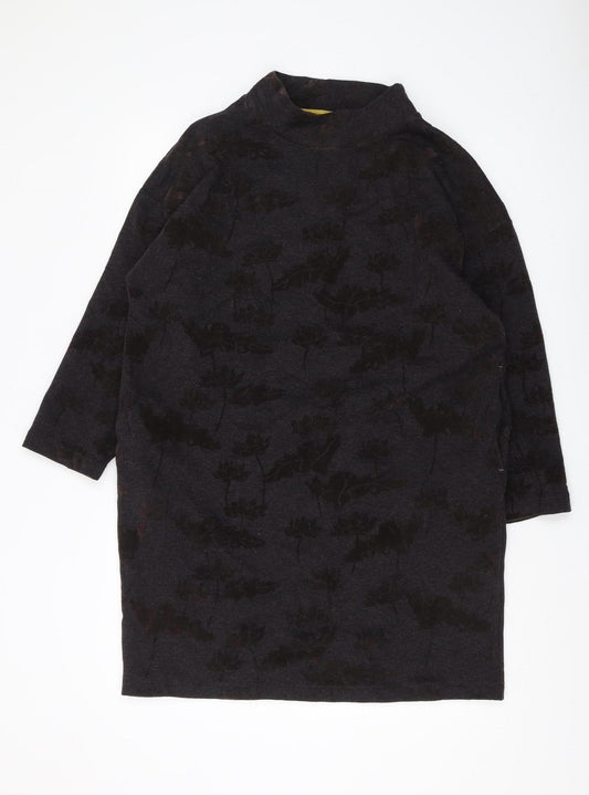 White Stuff Women's Black Size 14 Floral Dress