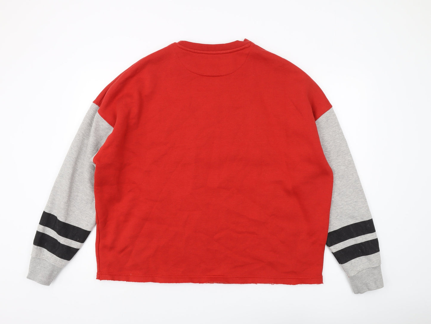 Genetic Apparel Men's Red L Pullover Sweatshirt