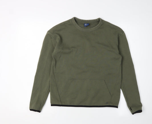 GapFit Boys Green XL Crew Neck Pullover Sweatshirt