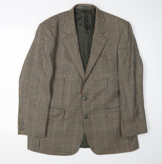 Magee Men's Multicoloured Check Tweed Blazer 40S
