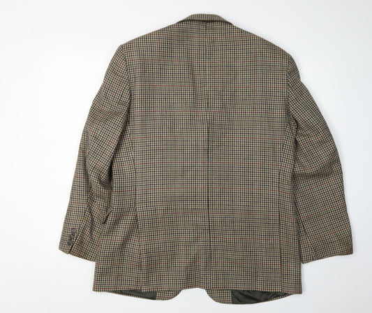 Magee Men's Multicoloured Check Tweed Blazer 40S