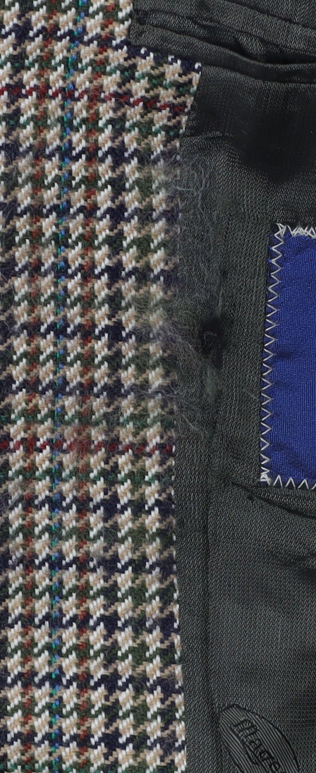 Magee Men's Multicoloured Check Tweed Blazer 40S