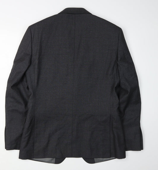 T.M. Lewin Men's Grey Blazer, Size 38R Suit Jacket