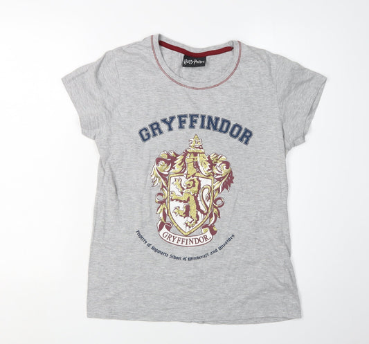 Harry Potter Gryffindor Women's Grey T-Shirt - S