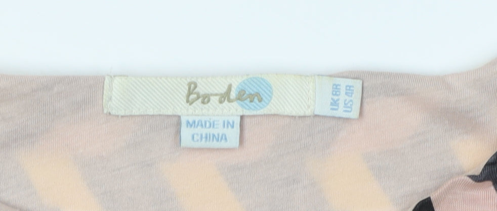 Boden Women's Multicolour Size 8 Geometric Sheath Dress